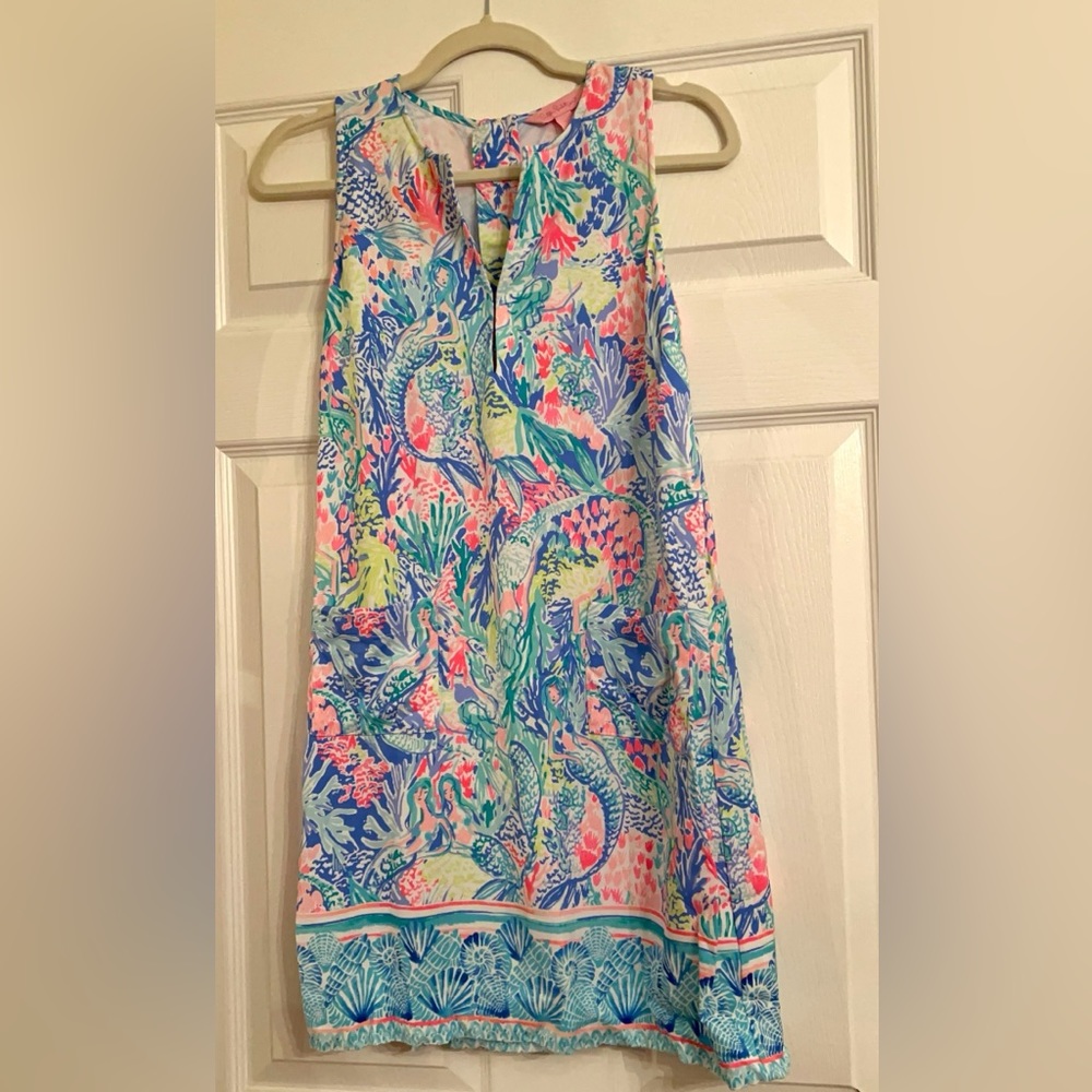EUC Lilly Pulitzer Kelby Shift Mermaid Cove 00